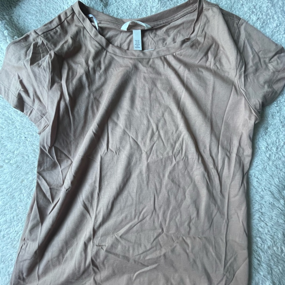 H&M dusty rose tee